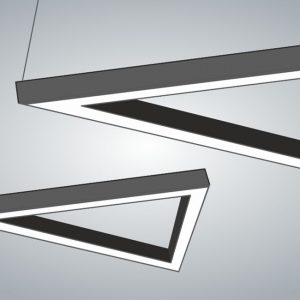 LED светильник Треугольник